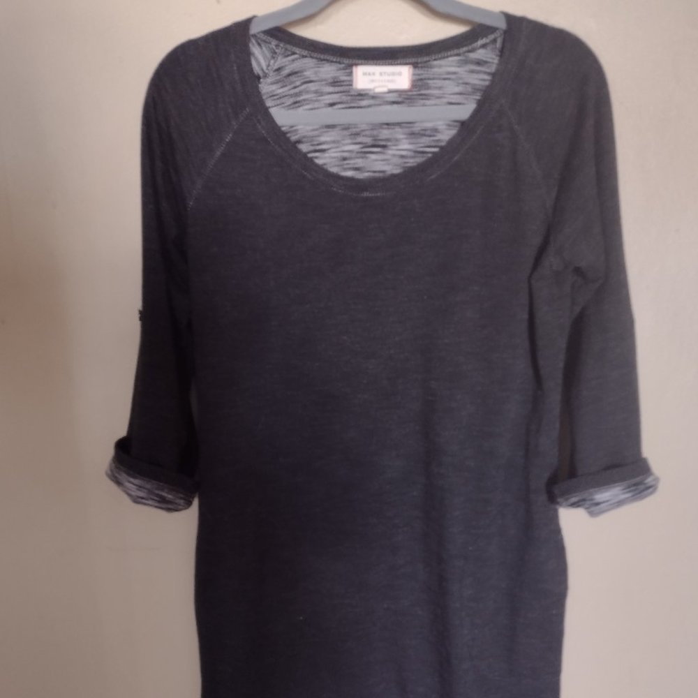 Max Studio Black Sack Dress
